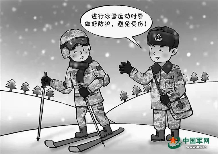 军营冰雪运动防护手册_健身手套+护腕_冰雪运动安全防护