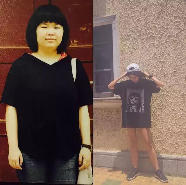 减肥前后对比图_减肥真实经历分享_梨形身材甩油操
