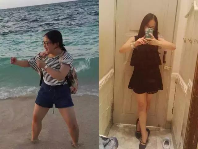梨形身材甩油操_减肥前后对比图_减肥真实经历分享