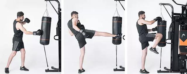 家庭版健身器材安装教程_海德三人站综合训练器测评_大型全身综合训练器