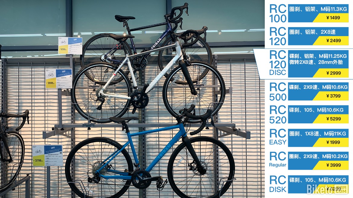 迪卡侬健身自行车_价格_迪卡侬Triban RC120 Disc碟刹公路整车 评价