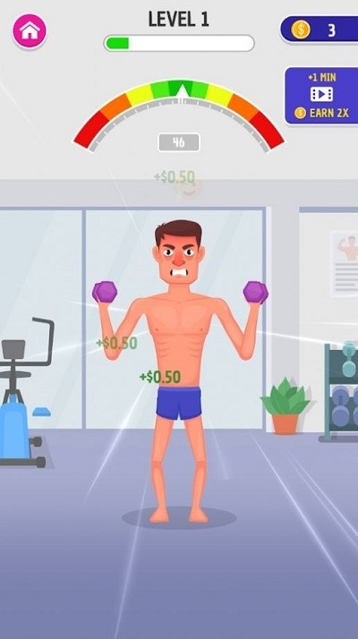 pg电子赏金试玩app 艰难的肌肉男是一款集休闲