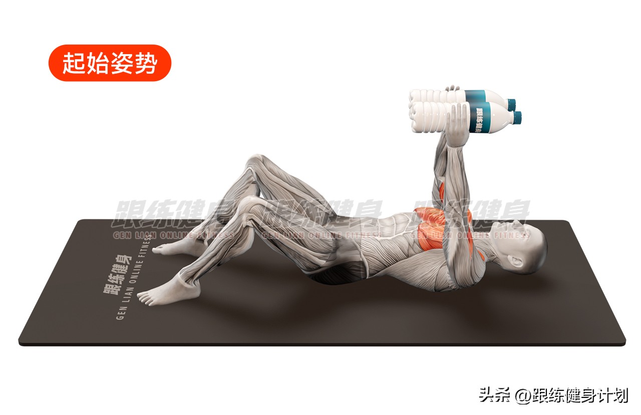 没有健身器怎么练胸肌_水瓶代替哑铃飞鸟_水瓶飞鸟夹胸虐胸神技