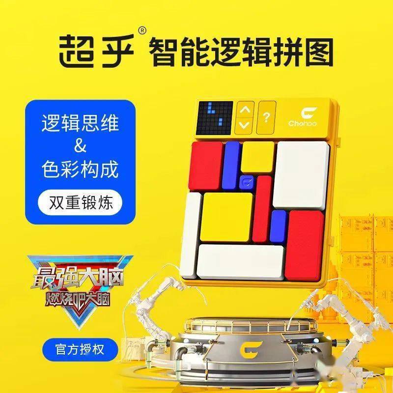 最强大脑官方授权益智玩具_超乎智能逻辑拼图_儿童注意力训练迷宫图