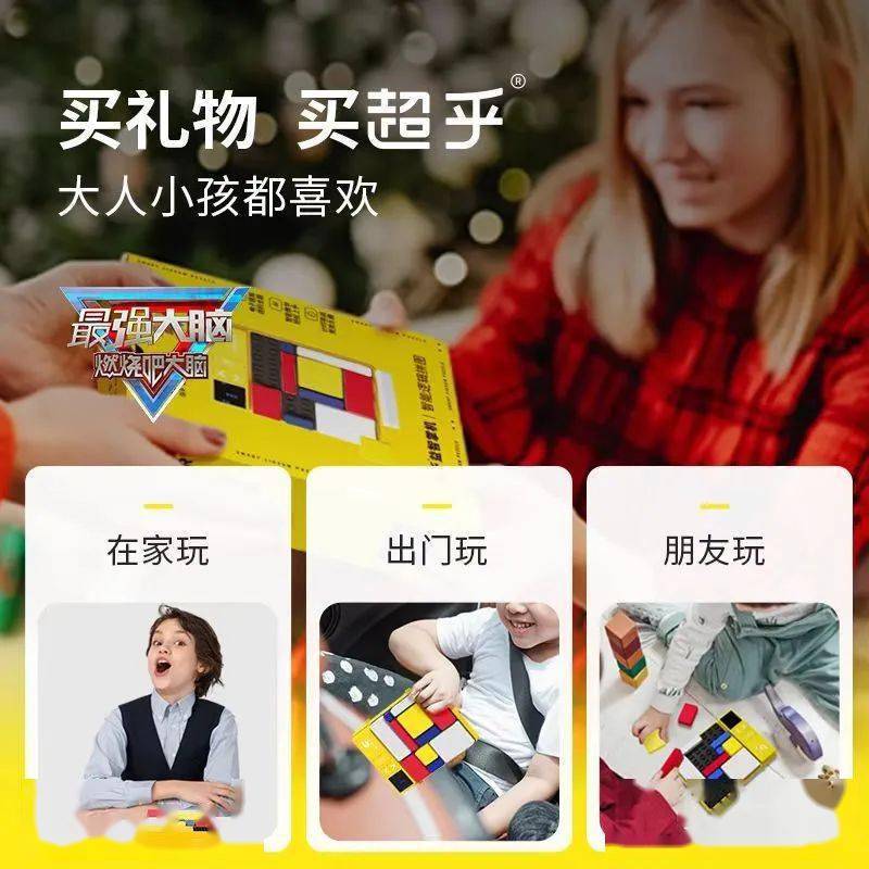 最强大脑官方授权益智玩具_超乎智能逻辑拼图_儿童注意力训练迷宫图