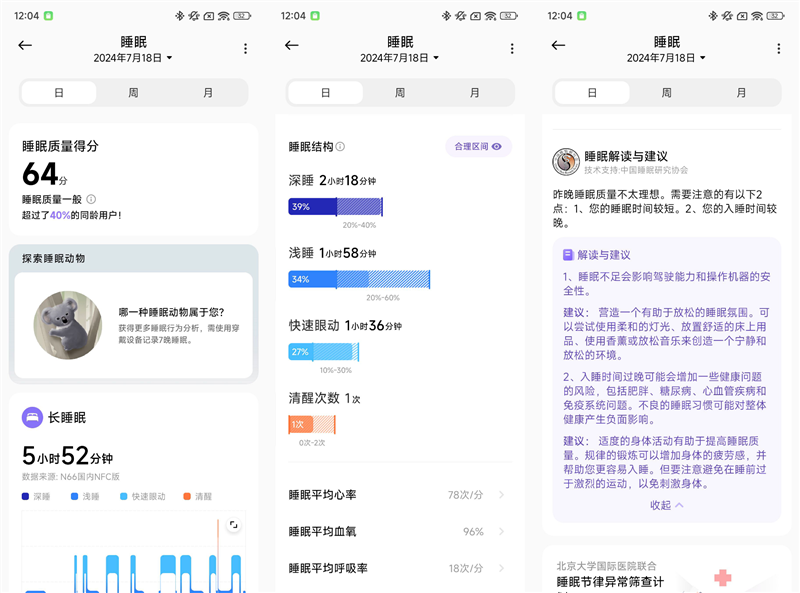 小米手环9评测:睡眠动物让数据更有趣 戴上就舍不得拿下了
