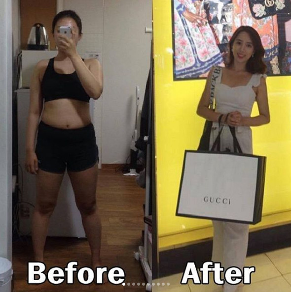 明星减肥方法对比_赵一楠牛牛瘦身_脚蹬拉力器瘦腰腹训练